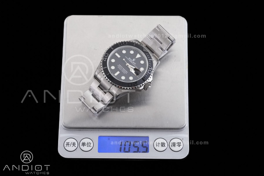 Yacht-Master 226627 Titanium VSF 1:1 Best Edition Black Dial on Titanium Bracelet VS3235v2