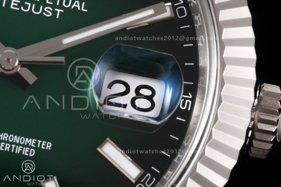 DateJust 41 126334 Clean Plus 1:1 Best Edition Green Ombre Dial on Jubilee Bracelet DD3235
