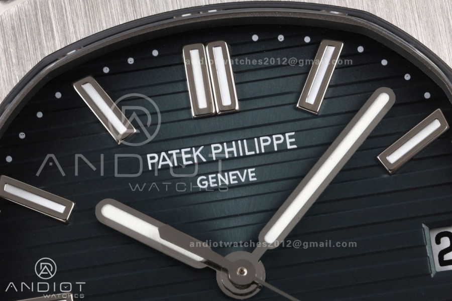 Nautilus 5711 DDF 1:1 Best Edition 2006 Blue Textured Dial on SS Bracelet DPB330 Super Clone V2