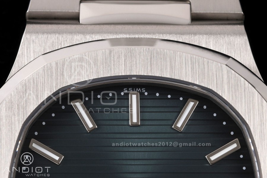 Nautilus 5711 DDF 1:1 Best Edition 2006 Blue Textured Dial on SS Bracelet DPB330 Super Clone V2
