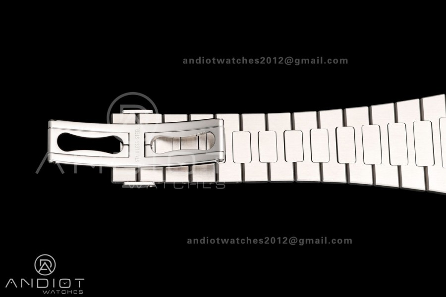 Nautilus 5711 DDF 1:1 Best Edition 2018 Blue Textured Dial on SS Bracelet DPB330 Super Clone V2