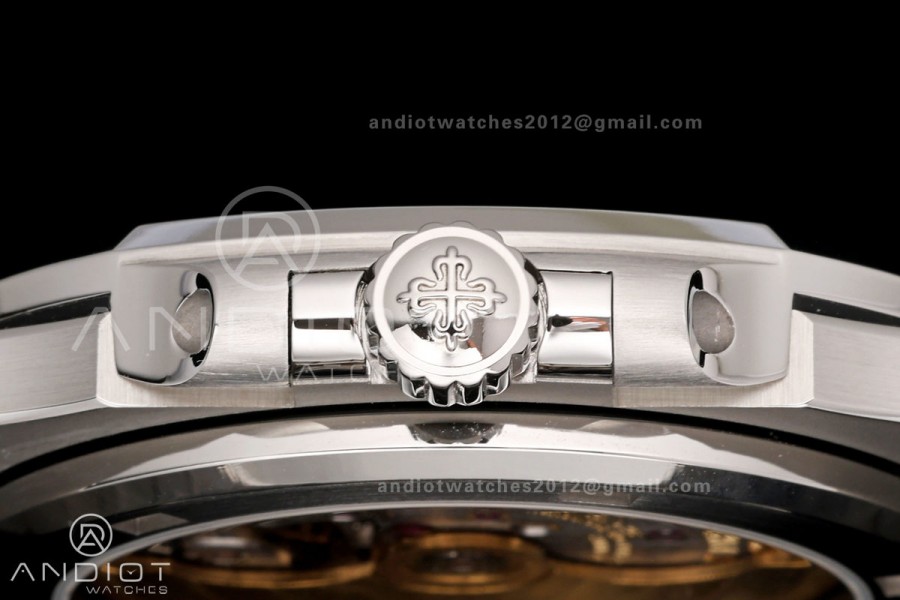 Nautilus 5711 DDF 1:1 Best Edition 2018 Blue Textured Dial on SS Bracelet DPB330 Super Clone V2