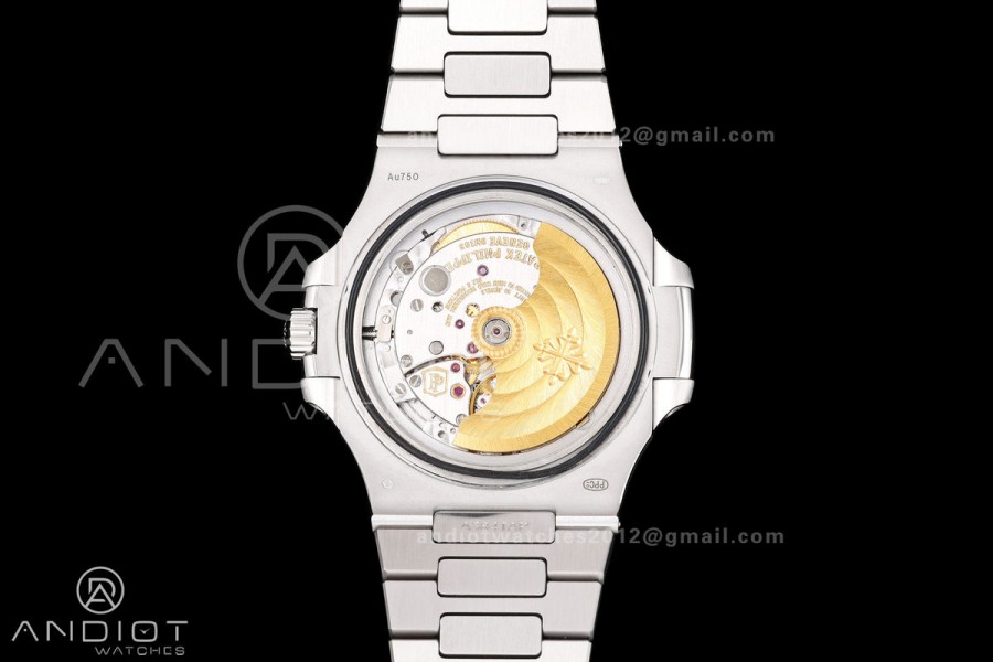 Nautilus 5811 DDF 1:1 Best Edition Blue Textured Dial on SS Bracelet DPB330 Super Clone (Weighted)
