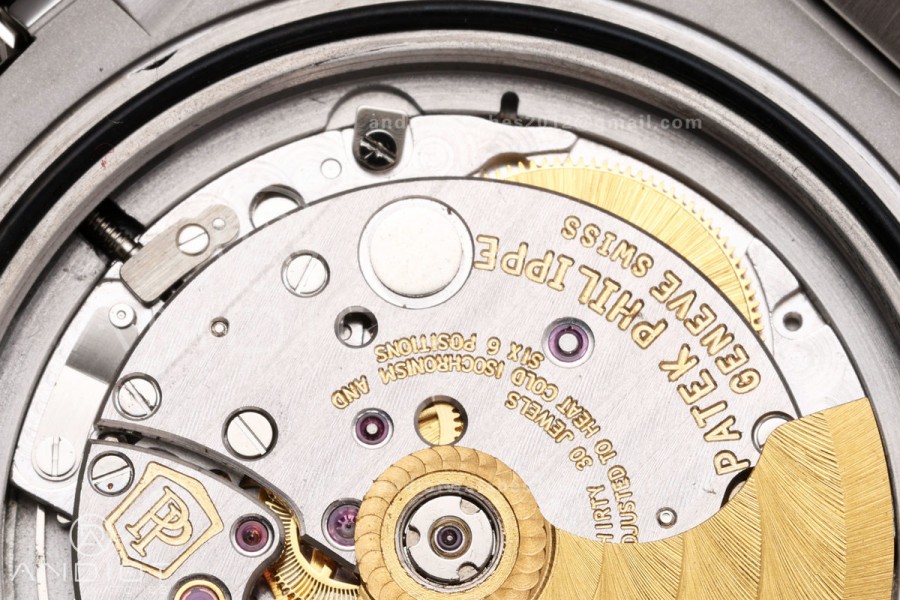 Nautilus 5811 DDF 1:1 Best Edition Blue Textured Dial on SS Bracelet DPB330 Super Clone (Weighted)