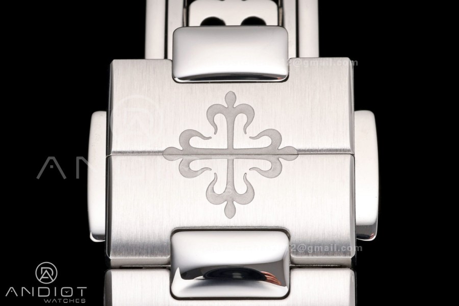 Nautilus 5811 DDF 1:1 Best Edition Blue Textured Dial on SS Bracelet DPB330 Super Clone (Weighted)