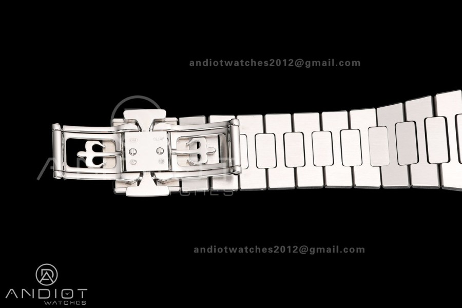 Nautilus 5811 DDF 1:1 Best Edition Blue Textured Dial on SS Bracelet DPB330 Super Clone (Weighted)