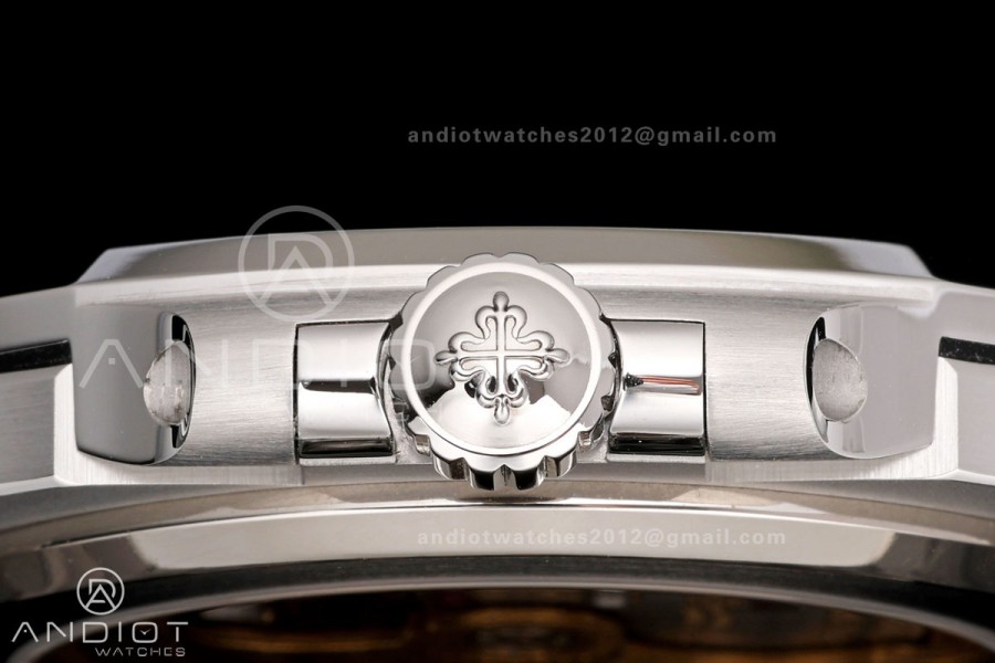 Nautilus 5811 DDF 1:1 Best Edition Blue Textured Dial on SS Bracelet DPB330 Super Clone (Weighted)