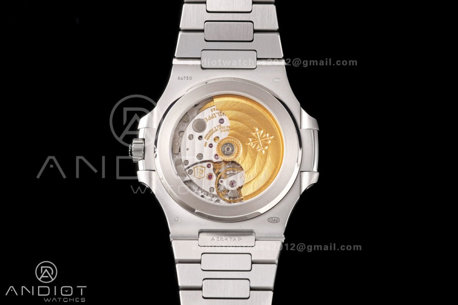 Nautilus 5811 DDF 1:1 Best Edition Blue Textured Dial on SS Bracelet DPB330 Super Clone (Weighted)