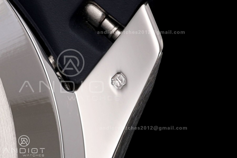Aquanaut 5168G 42mm SS DDF 1:1 Best Edition Blue Dial on Blue Rubber Strap DPB330 Super Clone (Weighted)