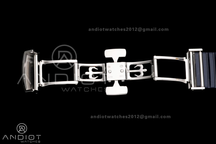 Aquanaut 5168G 42mm SS DDF 1:1 Best Edition Blue Dial on Blue Rubber Strap DPB330 Super Clone (Weighted)