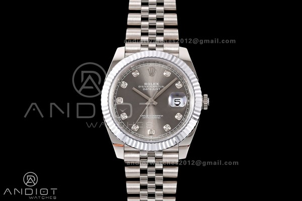 DateJust 41 126334 904L SS MZF 1:1 Best Edition Gr...