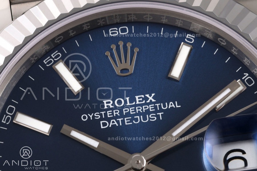 DateJust 41 126334 904L SS MZF 1:1 Best Edition Blue Dial on Jubilee Bracelet JH3235
