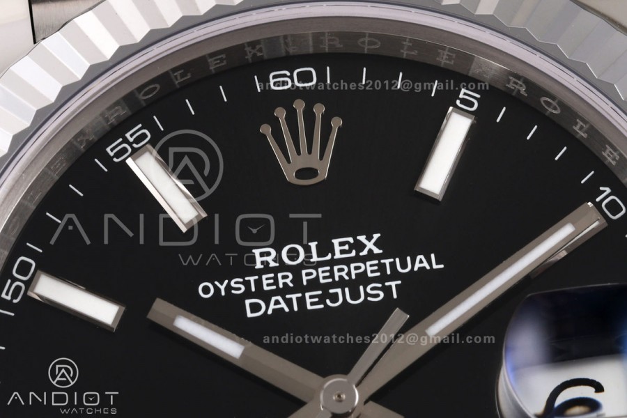 DateJust 41 126334 904L SS MZF 1:1 Best Edition Black Dial on Jubilee Bracelet JH3235
