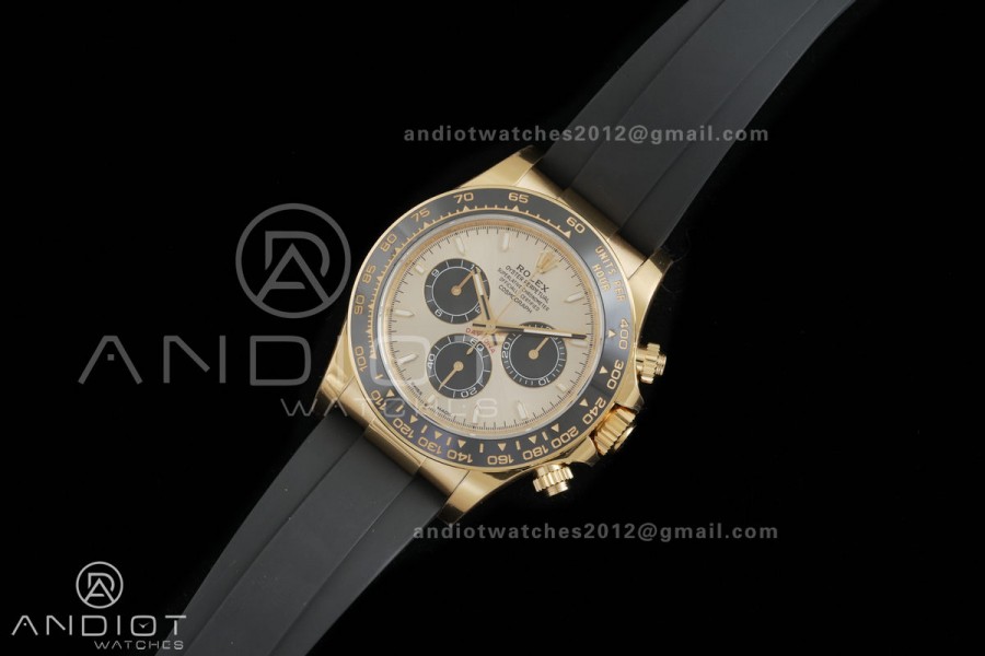 Daytona 126518 VSF 1:1 Best Edition YG/Black Dial on Oysterflex Strap DD4801