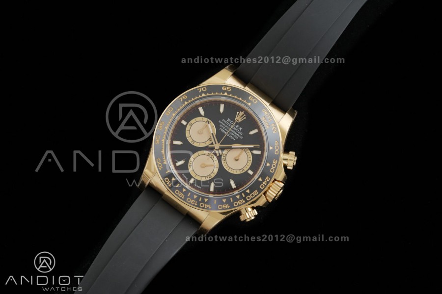 Daytona 126518 VSF 1:1 Best Edition Black/YG Dial on Oysterflex Strap DD4801