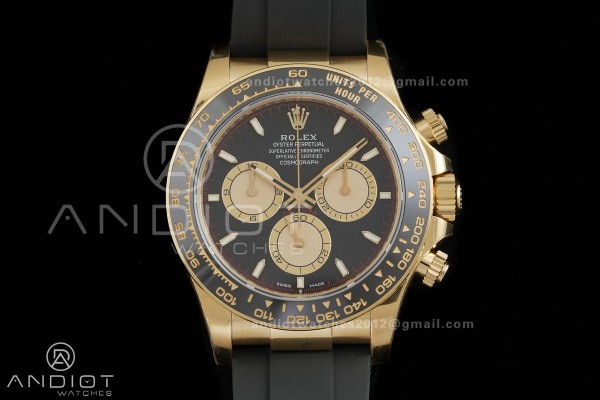 Daytona 126518 VSF 1:1 Best Edition Black/YG Dial ...