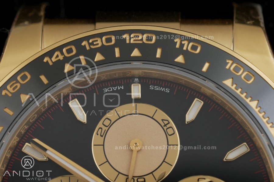 Daytona 126518 VSF 1:1 Best Edition Black/YG Dial on Oysterflex Strap DD4801