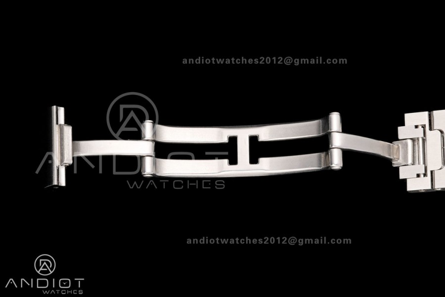 Santos 27mm SS 8848F 1:1 Best Edition Silver Dial on SS Bracelet Quartz