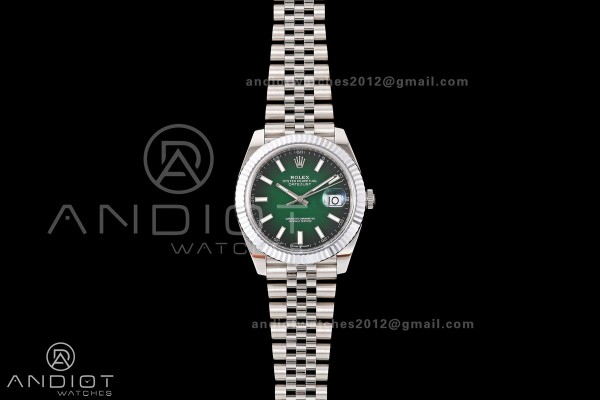 DateJust 41 126334 904L SS RGF 1:1 Best Edition Gr...