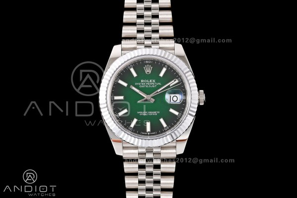DateJust 41 126334 904L SS RGF 1:1 Best Edition Gr...