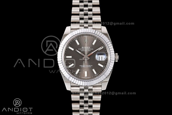 DateJust 41 126334 904L SS RGF 1:1 Best Edition Gr...