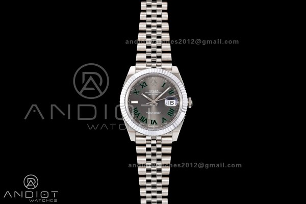 DateJust 41 126334 904L SS RGF 1:1 Best Edition Gr...