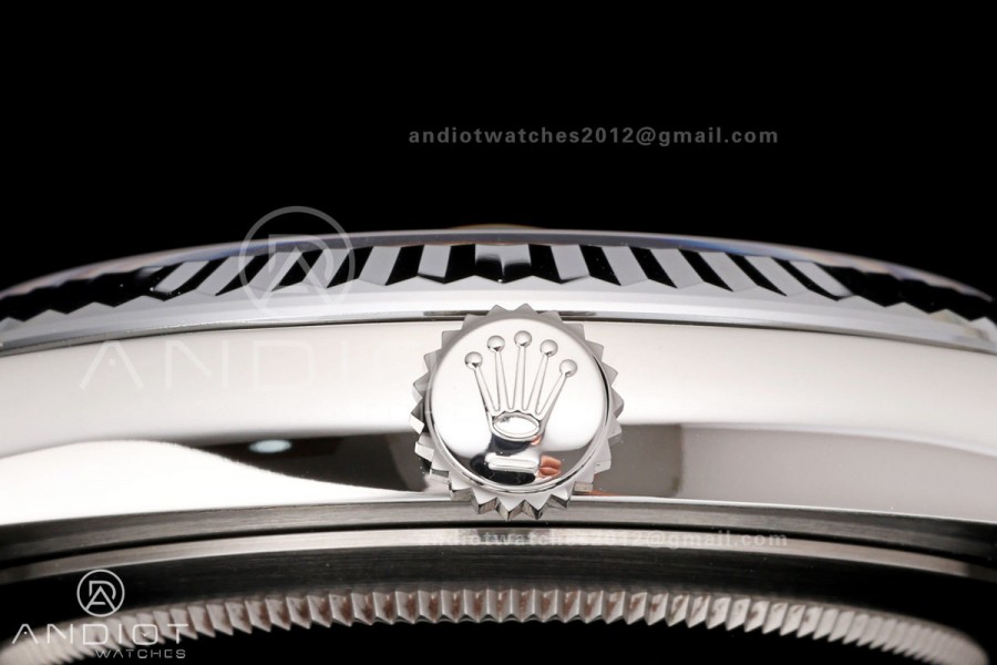 DateJust 41 126334 904L SS RGF 1:1 Best Edition Gray Diamonds Dial on Jubilee Bracelet JH3235 (Free Sprung)
