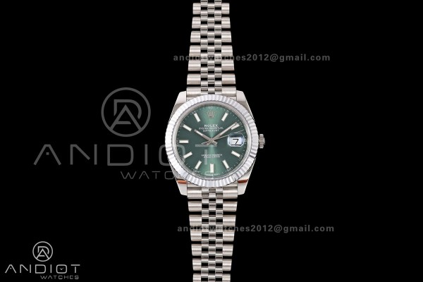 DateJust 41 126334 904L SS RGF 1:1 Best Edition Gr...