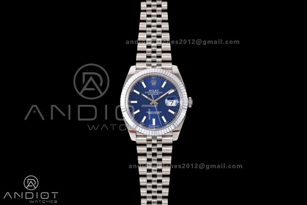 DateJust 41 126334 904L SS RGF 1:1 Best Edition Bl...