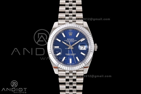 DateJust 41 126334 904L SS RGF 1:1 Best Edition Bl...