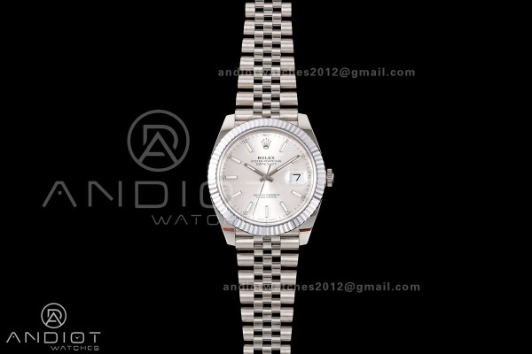 DateJust 41 126334 904L SS RGF 1:1 Best Edition Si...