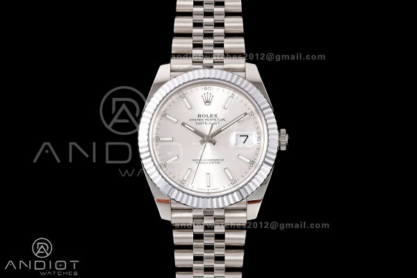 DateJust 41 126334 904L SS RGF 1:1 Best Edition Si...