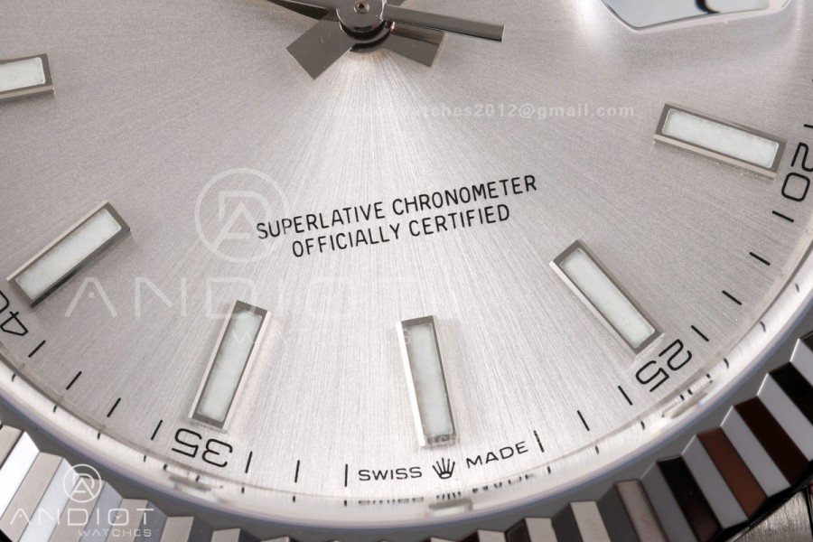 DateJust 41 126334 904L SS RGF 1:1 Best Edition Silver Dial on Jubilee Bracelet JH3235 (Free Sprung)