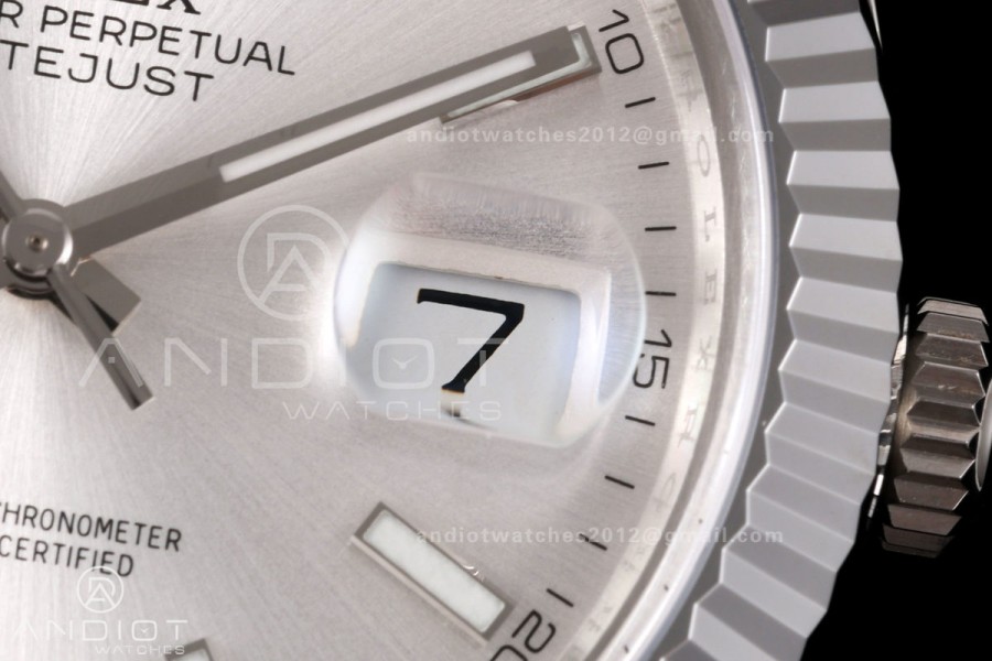 DateJust 41 126334 904L SS RGF 1:1 Best Edition Silver Dial on Jubilee Bracelet JH3235 (Free Sprung)