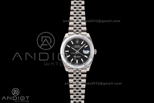 DateJust 41 126334 904L SS RGF 1:1 Best Edition Bl...