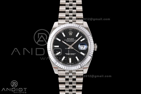 DateJust 41 126334 904L SS RGF 1:1 Best Edition Bl...