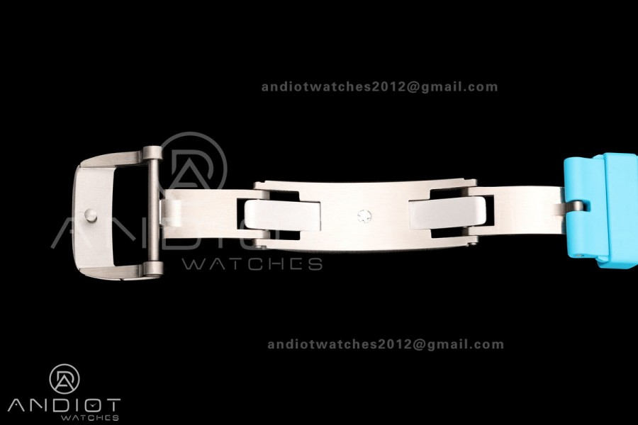 RM055 NTPT Mille Studio 1:1 Yas Marina Circuit Edition on Blue Rubber Strap RMUL2 Super Clone (Custom Case Set)