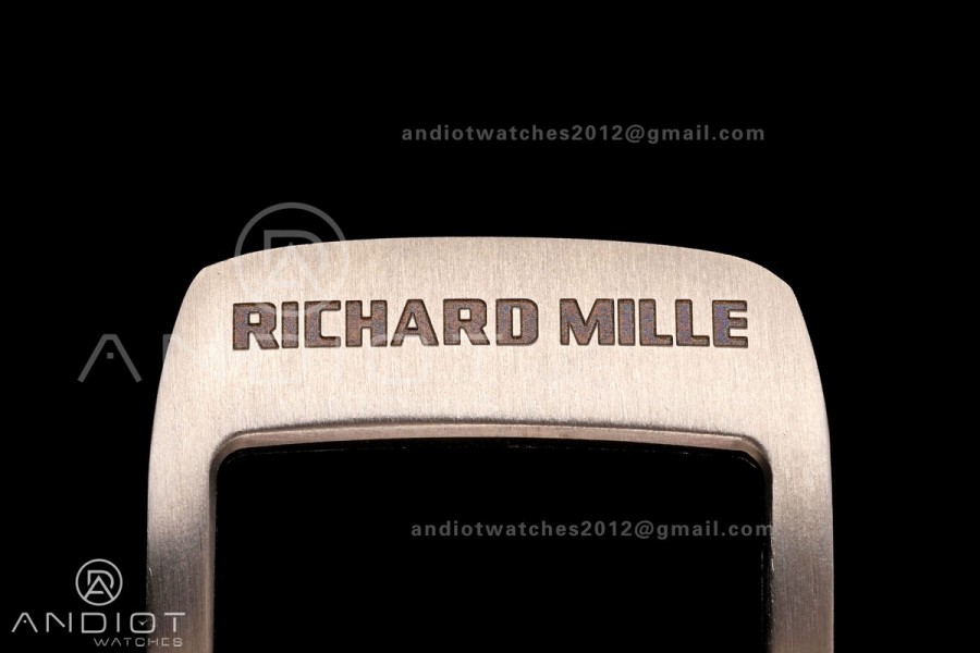 RM35-02 Red NTPT Mille Studio 1:1 Best Edition on Red Rubber Strap RMUL1 Super Clone (Custom Case Set)