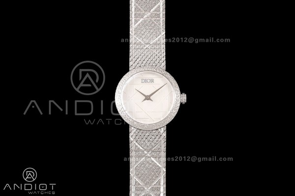 LA D DE DIOR SS 8848F 1:1 Best Edition cream Dial on Bracelet Quartz