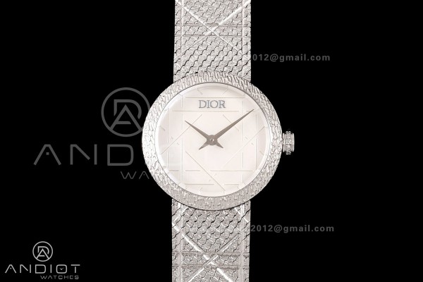 LA D DE DIOR SS 8848F 1:1 Best Edition cream Dial on Bracelet Quartz