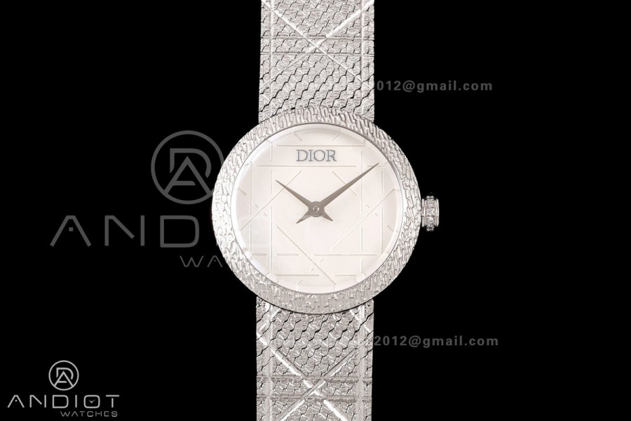 LA D DE DIOR SS 8848F 1:1 Best Edition cream Dial on Bracelet Quartz