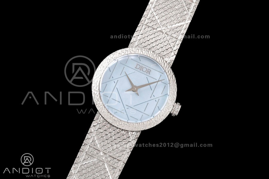 LA D DE DIOR SS 8848F 1:1 Best Edition Blue Dial on Bracelet Quartz