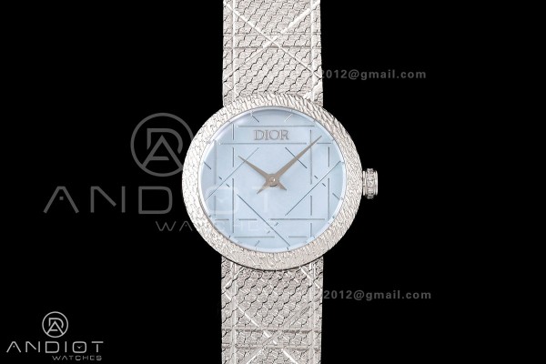 LA D DE DIOR SS 8848F 1:1 Best Edition Blue Dial on Bracelet Quartz