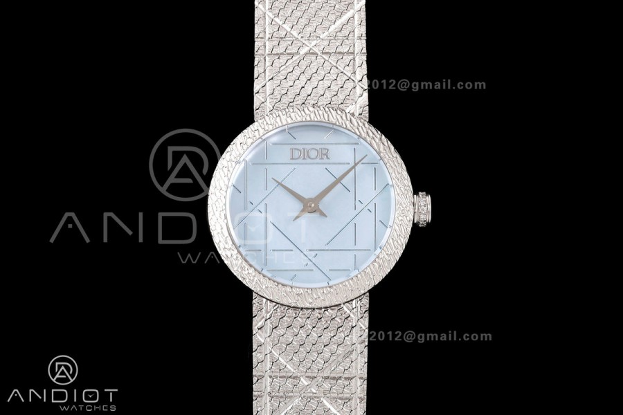 LA D DE DIOR SS 8848F 1:1 Best Edition Blue Dial on Bracelet Quartz