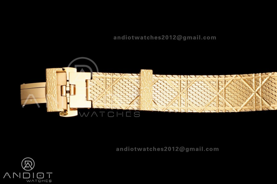 LA D DE DIOR YG 8848F 1:1 Best Edition YG Diamonds Dial on YG Bracelet Quartz