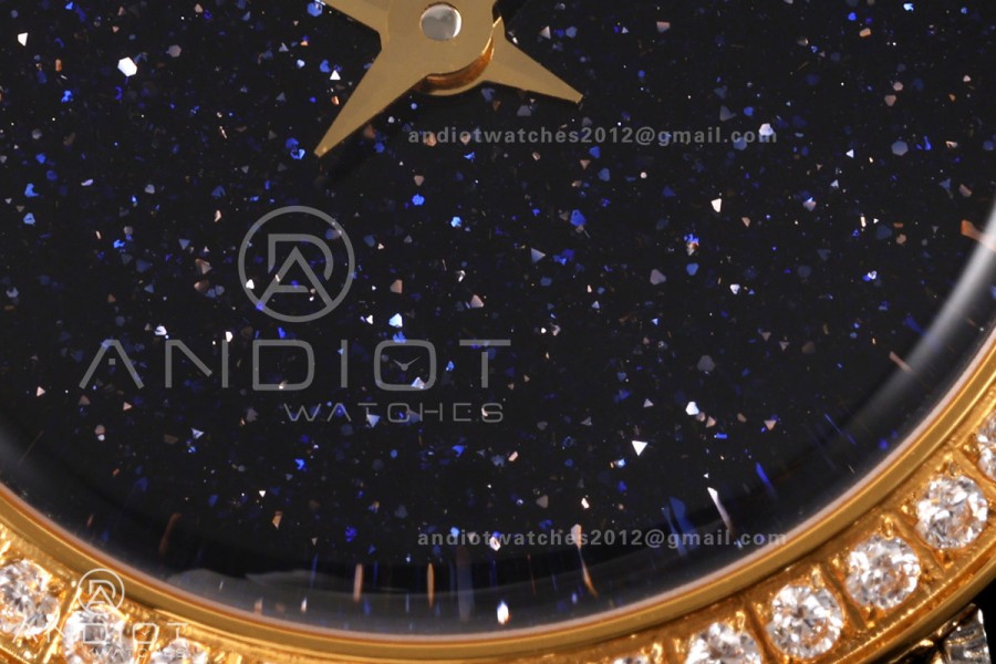 LA D DE DIOR YG 8848F 1:1 Best Edition Black Dial on SS Bracelet Quartz