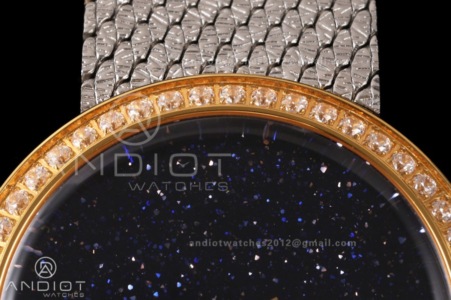LA D DE DIOR YG 8848F 1:1 Best Edition Black Dial on SS Bracelet Quartz