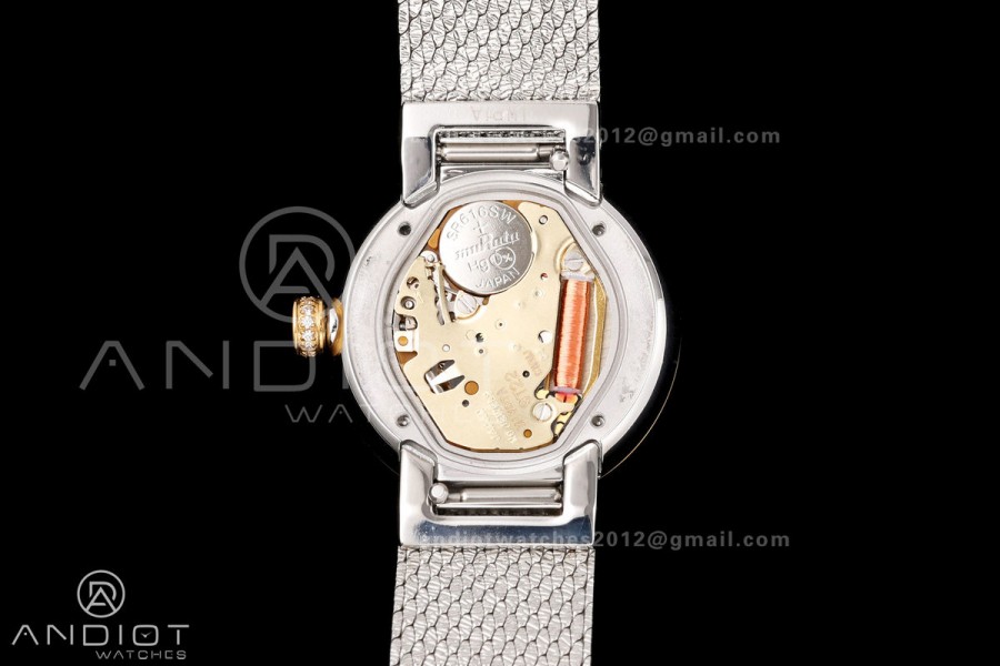 LA D DE DIOR YG 8848F 1:1 Best Edition Black Dial on SS Bracelet Quartz