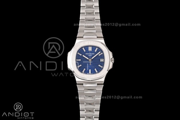 Nautilus 5711 40th Anniversary SS BBF 1:1 Best Edition Blue Dial on SS Bracelet DPB330 Super Clone
