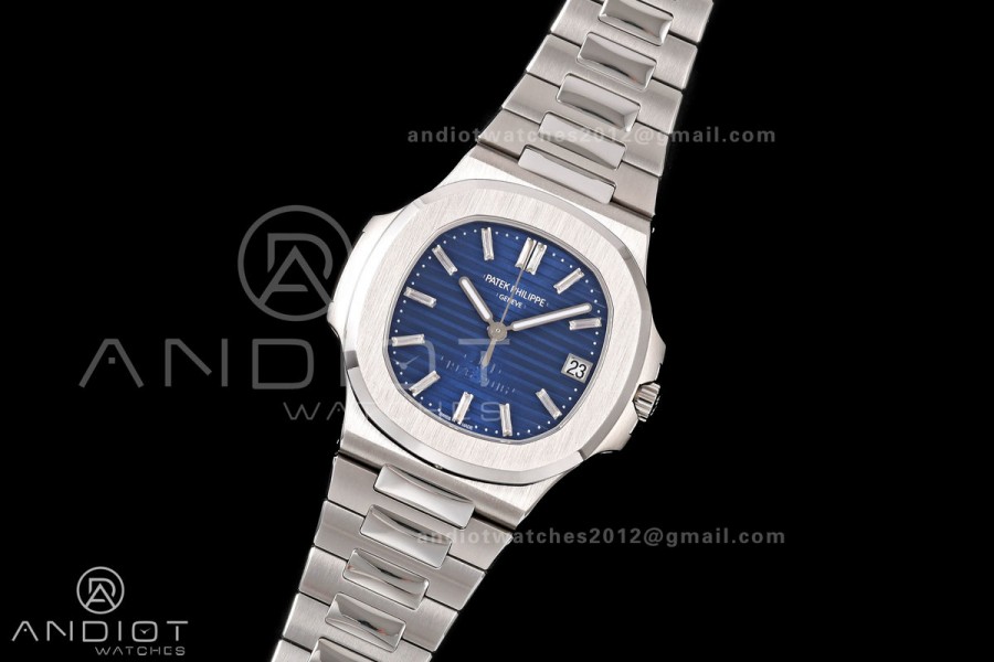Nautilus 5711 40th Anniversary SS BBF 1:1 Best Edition Blue Dial on SS Bracelet DPB330 Super Clone